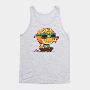 The Orange Skater Tank Top